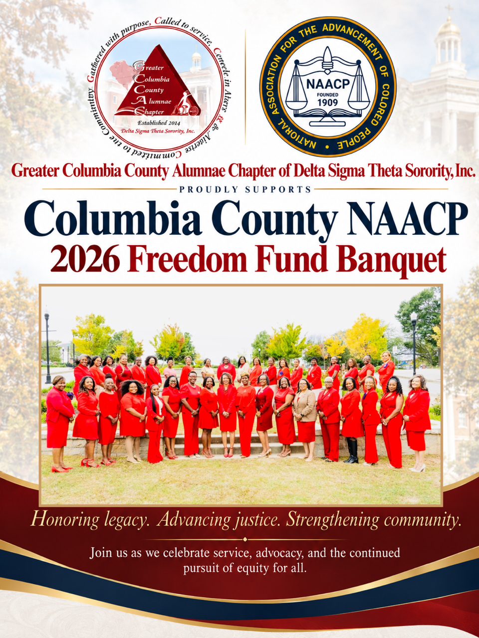 Greater Columbia County Alumnae Chapter of Delta Sigma Theta Sorority, Inc. advertisement